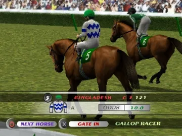 Gallop Racer 2001 screen shot game playing